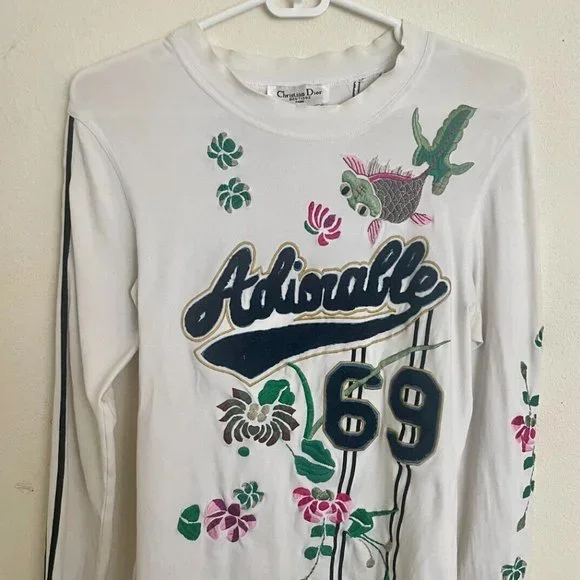 トップス Christian Dior by Galliano T-shirt Christian Dior J'adore Vintage T-shirt by Galliano Size S - Etsy